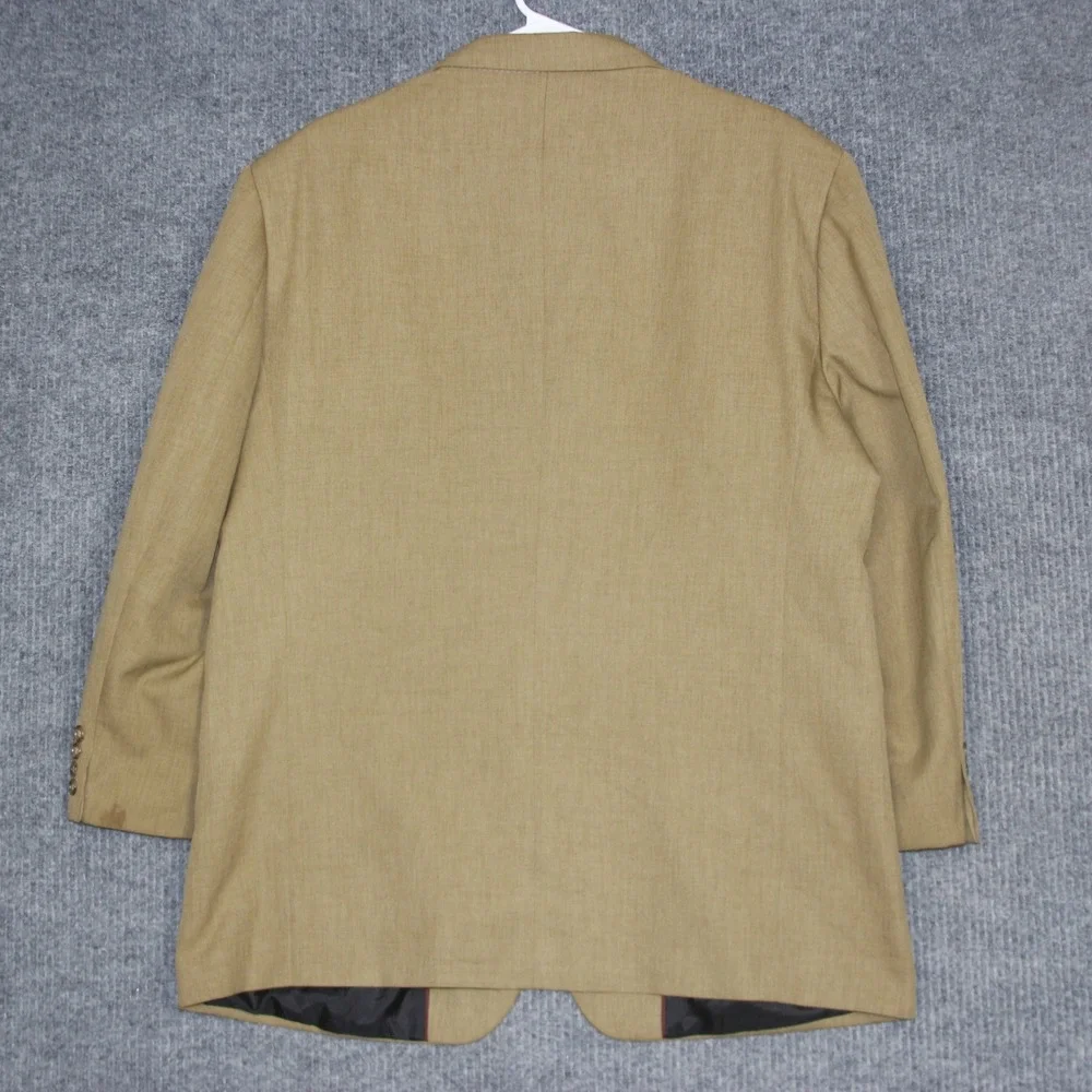 Vintage Gino Cappelli Collection Blazer Mens R44 Tan‎ Sport Tailored